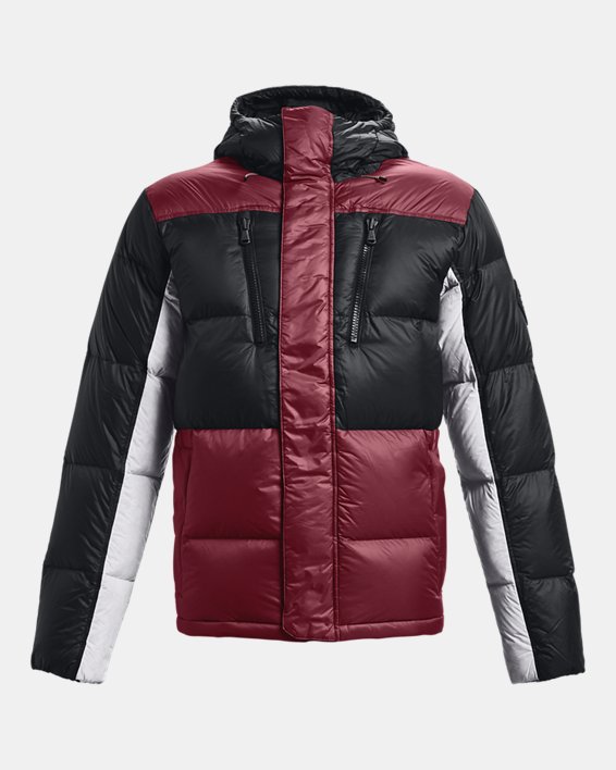 Men's ColdGear® Infrared Down Blocked Jacket, Red, pdpMainDesktop image number 6